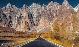 The Karakoram Range is spectacular mountain ranges in the world, located in the northern region of Pakistan and it connects Afghanistan to China.